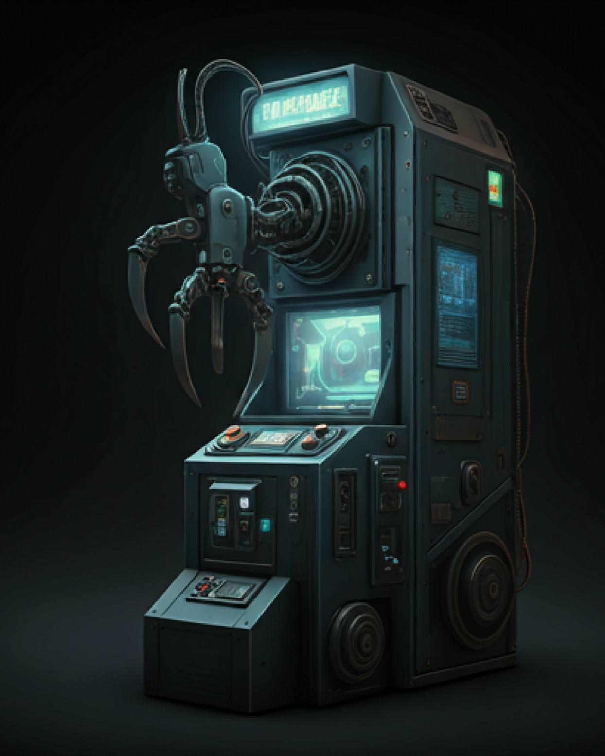 Cyberpunk Claw Machine 1