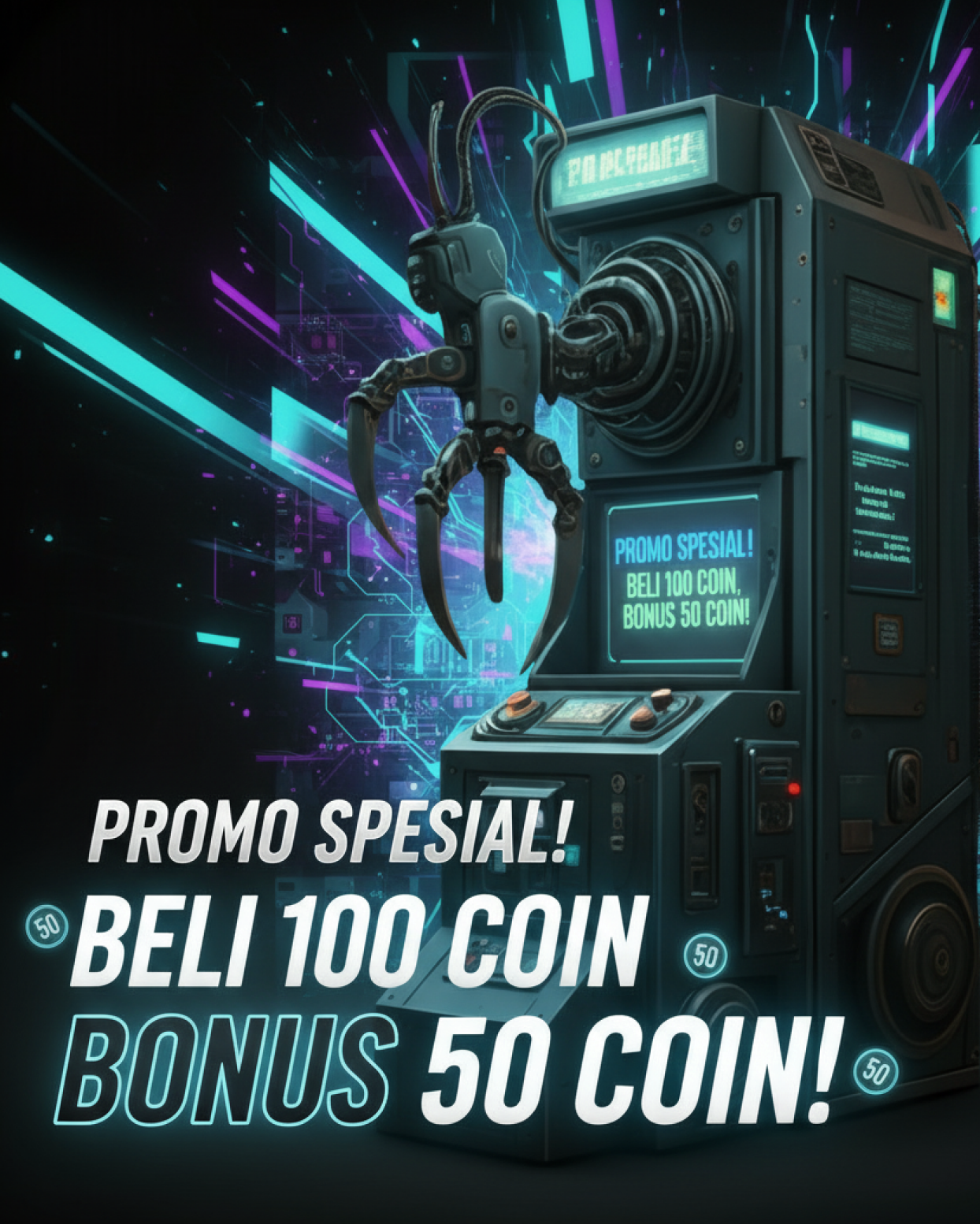 Cyberpunk Claw Machine 2