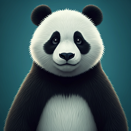 Bantal Leher Karakter Panda